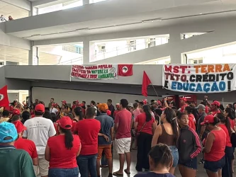 MST ocupa Secretaria de Educação do Ceará para cobrar investimento na educação do campo, Foto: MST-CE