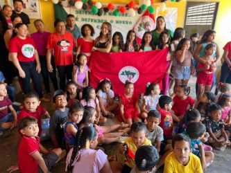 Brigada Paulo Freire realiza momento especial com as crianças Sem Terrinha, no Assentamento São José, em Itapiúna -CE, Foto: MST-CE