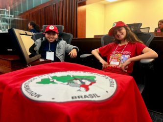 Encontro Estadual das crianças Sem Terrinha, com atividades em Porto Alegre e Nova Santa Rita. Foto: MST-RS