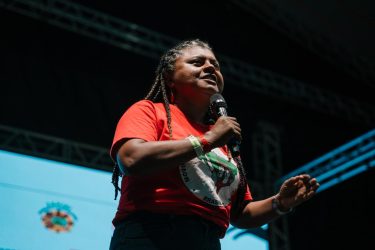 Plenária de abertura da Cúpula dos povos, Foto: Eduardo Moura / MST