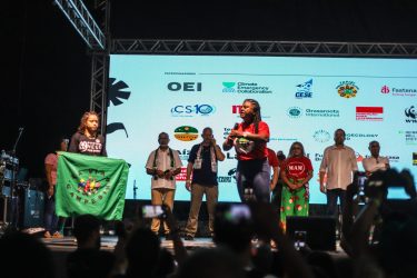 Plenária de abertura da Cúpula dos povos, Foto: Priscila Ramos / MST