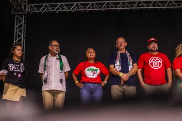 Plenária de abertura da Cúpula dos povos, Foto: Priscila Ramos / MST