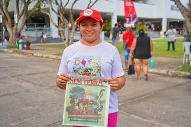 Jornal Sem Terra na Cúpula dos povos, Foto: Laís Alana/ MST-MA