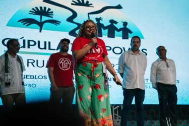 Plenária de abertura da Cúpula dos povos, Foto: Eduardo Moura / MST