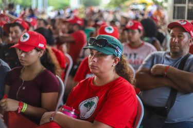 Plenária de abertura da Cúpula dos povos, Foto: Priscila Ramos / MST