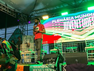 Plenária Mundial de Juventude reuniu jovens do campo e da cidade o Brasil. Foto: Priscila Ramos / MST