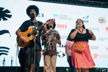 Plenária de abertura da Cúpula dos povos, Foto: Eduardo Moura /MST