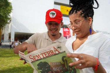 Jornal Sem Terra na Cúpula dos povos, Foto: Laís Alana/ MST-MA