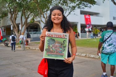 Jornal Sem Terra na Cúpula dos povos, Foto: Laís Alana/ MST-MA