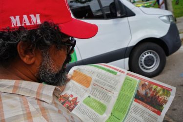 Jornal Sem Terra na Cúpula dos povos, Foto: Laís Alana/ MST-MA