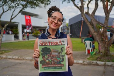Jornal Sem Terra na Cúpula dos povos, Foto: Laís Alana/ MST-MA