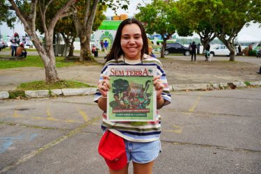 Jornal Sem Terra na Cúpula dos povos, Foto: Laís Alana/ MST-MA
