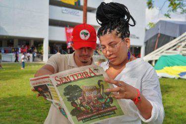 Jornal Sem Terra na Cúpula dos povos, Foto: Laís Alana/ MST-MA