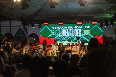 Plenária Mundial de Juventude reuniu jovens do campo e da cidade o Brasil. Foto: Priscila Ramos / MST