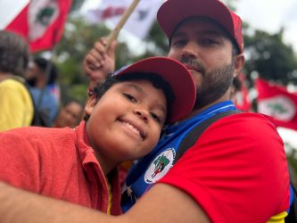 Em frente ao Consulado dos Estados Unidos. Foto: Nacho Lemos