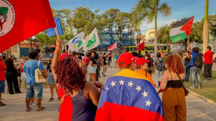 Contra o imperialismo! Foto: Larissa Lopes / MST-MA