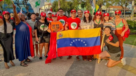 Contra o imperialismo! Foto: Larissa Lopes / MST-MA