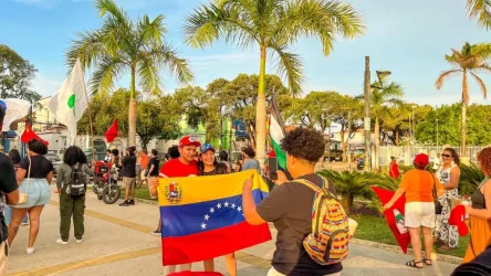 Contra o imperialismo! Foto: Larissa Lopes / MST-MA