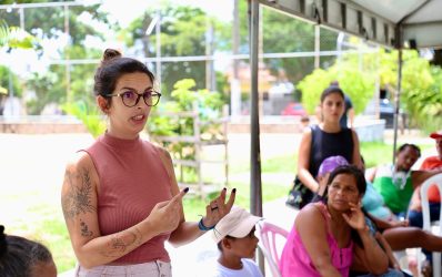 Mulheres Sem Terra organizaram debate sobre violências, em João Pessoa (PB), Foto: Carla Batista / MST-PB