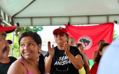 Mulheres Sem Terra organizaram debate sobre violências, em João Pessoa (PB), Foto: Carla Batista / MST-PB