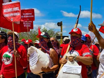 Mulheres Sem Terra ocupam a mineradora no Agreste Alagoano, Foto: MST-AL