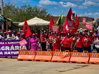 Mulheres Sem Terra ocupam a mineradora no Agreste Alagoano, Foto: MST-AL