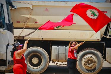 Mulheres Sem Terra ocupam a mineradora no Agreste Alagoano, Foto: MST-AL