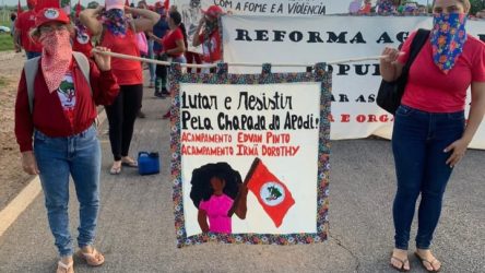 Mulheres Sem Terra ocupam a mineradora no Agreste Alagoano, Foto: MST-AL