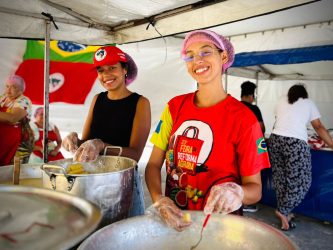 Mulheres Sem Terra ocupam a mineradora no Agreste Alagoano, Foto: MST-AL