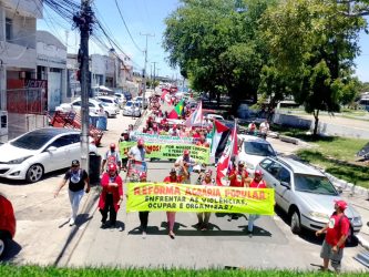 Mulheres Sem Terra saem em Marcha pelas ruas de Aracaju, Foto: MST-SE