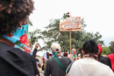Mulheres Sem Terra. ocupam Fazenda Santo Antônio, em Presidente Epitácio. Foto: MST-SP