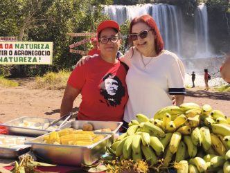 Caminhada e Ato Político em Defesa da Natureza no assentamento Egídio Brunetto, MT. Foto: MST MT