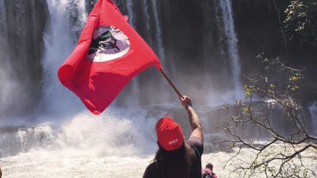 Caminhada e Ato Político em Defesa da Natureza no assentamento Egídio Brunetto, MT. Foto: MST MT
