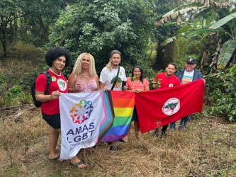Atividade do Coletivo LGBTI+ Sem Terra da Regiao Mata Sul no assentamento Alegre I, no município de Gameleira. Foto MST no PE
