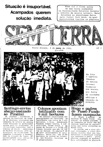 Boletim Sem Terra Nº 03/1981