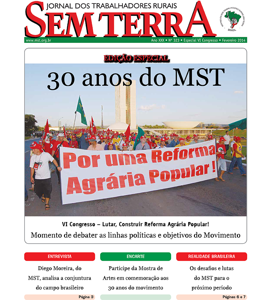 Jornal Sem Terra Nº 323/2014