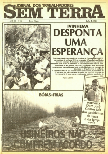 Jornal Sem Terra Nº 36/1984